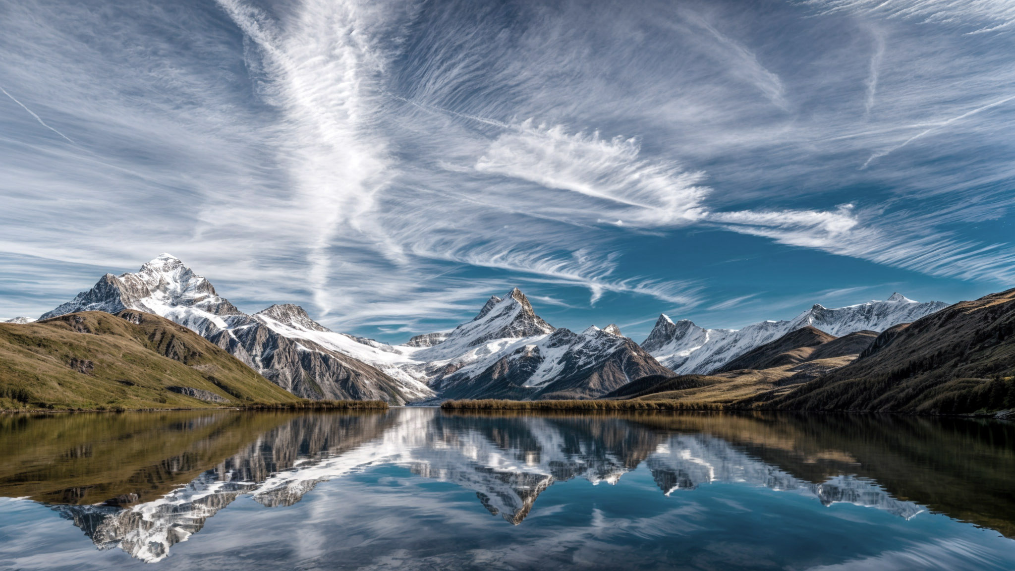 Bachalpsee_mit_Schreckhorn2