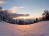 Sunset-in-snow